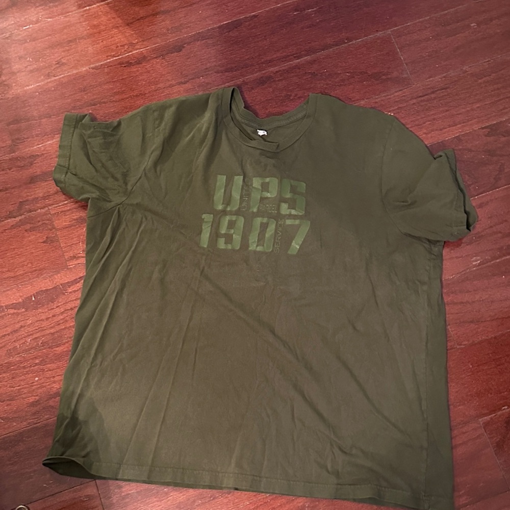 Olive Green Graphic T-Shirt